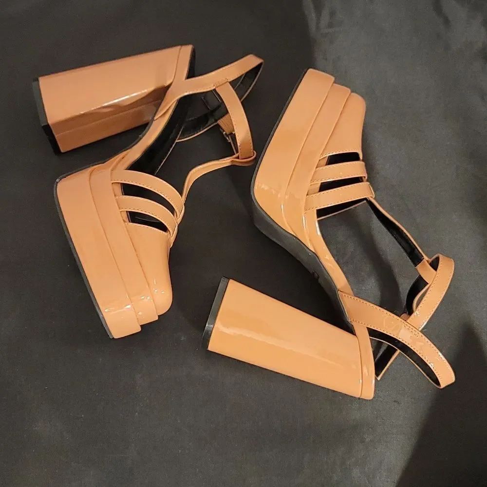 BRAND NEW SOUL PRINCESS BLOCK HEEL SANDAL S2 - Picture 11 of 16